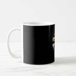 Retro Cat Graphic Vintage Style Cat Mum Dad Cats L Coffee Mug