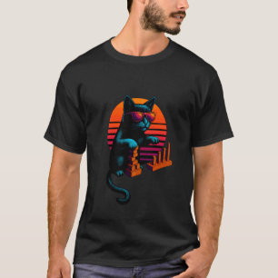Retro Cat Rehab Independence Skills Occupational T T-Shirt