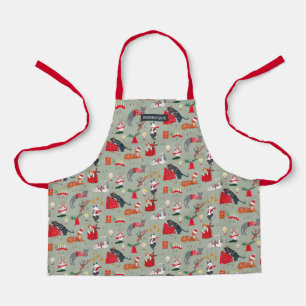 Retro cats Christmas  Apron
