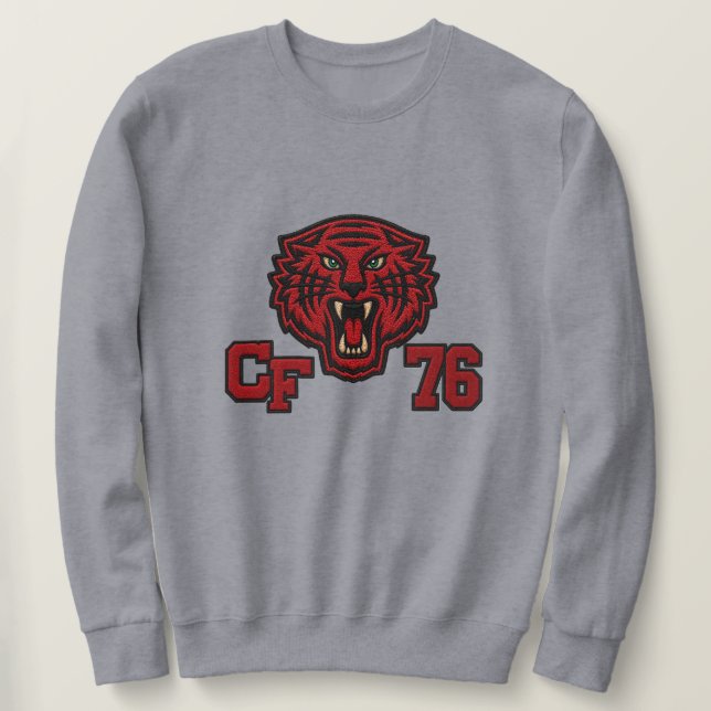 Retro CFHS Letterman Sweatshirt (Design Front)