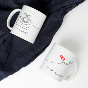 Retro Chatter: Vintage Phone Nostalgia Mug