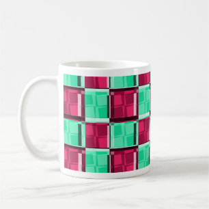 Retro Checks Deluxe Coffee Mug