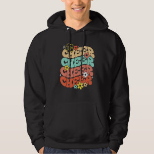 Retro Cheer Cheerleader Women Teen Girls Hoodie