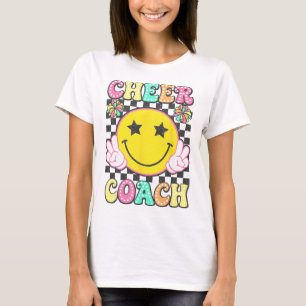 Retro Cheer Coach Cheerleader Cheerleading Women T-Shirt