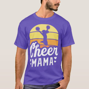 Retro Cheer Mama Shirt Cheerleader Mum Gifts Cheer