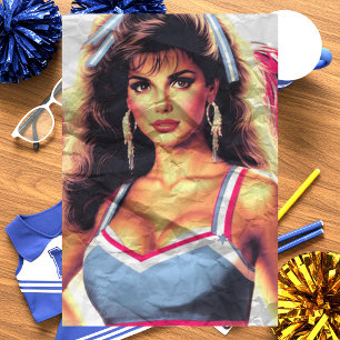 Retro Cheerleader Tissue Paper