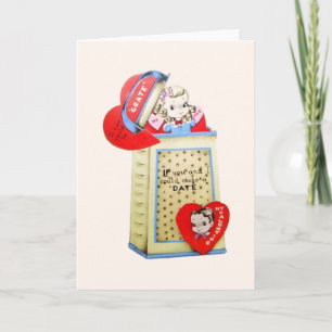 Retro Cheese Grater Valentine's Day Card