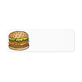 retro cheese hamburger