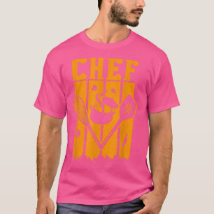 Retro Chef Kitchen Sous Chefs Cooking Lovers T-Shirt