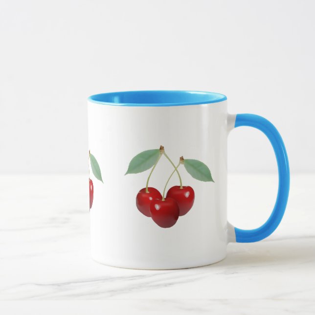 Retro Cherries Mug (Right)
