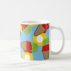 Retro Cherry and Lime Ice Cream Mug