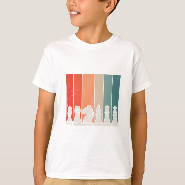 Retro Chess  T-Shirt (Front)