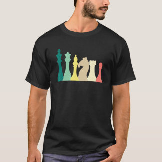 Retro Chess Vintage Chess Chess Board Tee