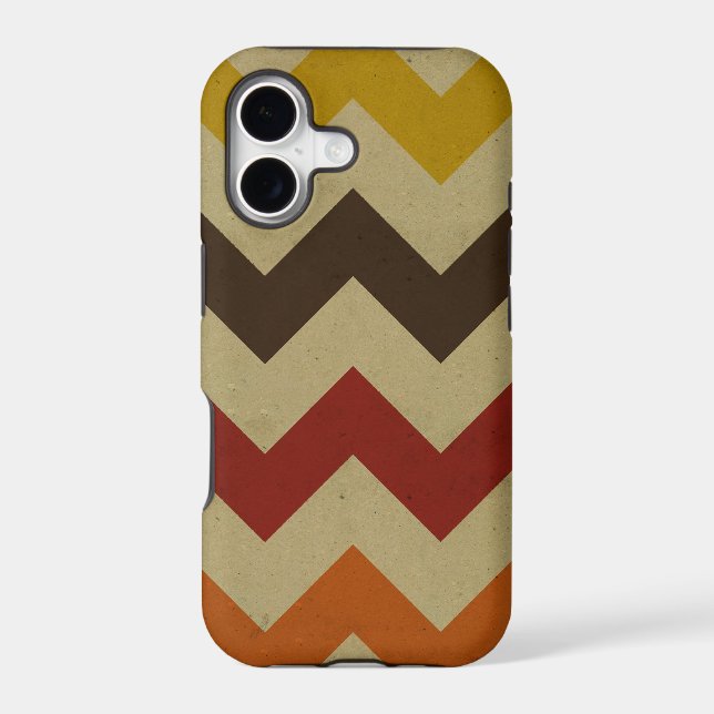 Retro chevron zigzag stripes zig zag pattern chic (Back)