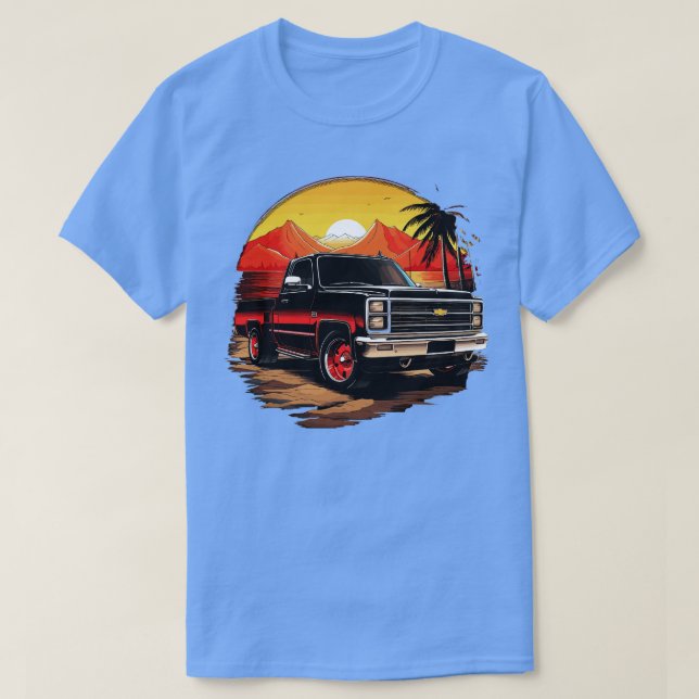 Retro Chevy Silverado T-Shirt (Design Front)