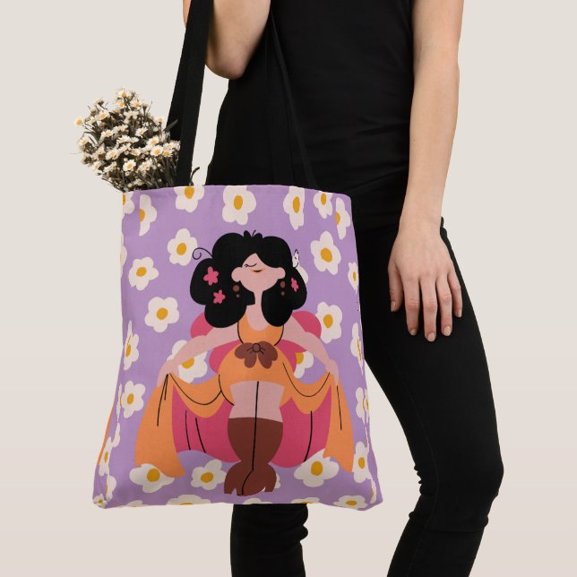 Retro Chic: 80s Doll Style Collection Tote Bag (Close Up)