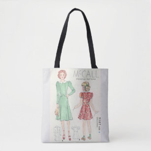 Retro Chic Tote Bag