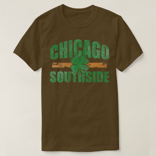 Retro Chicago Southside Irish T-Shirt (Design Front)