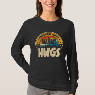 Retro Chicken Nugs Nuggets Foodies  Mammy Hugs T-Shirt