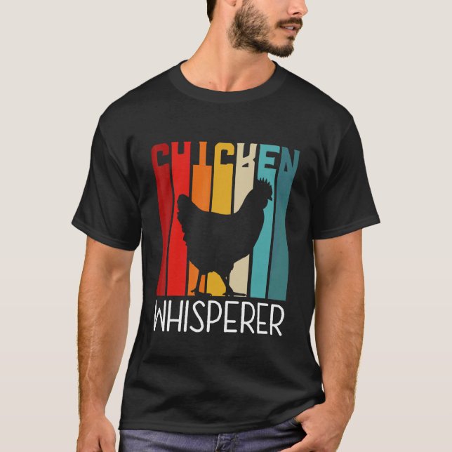 Retro Chicken Whisperer T-Shirt (Front)