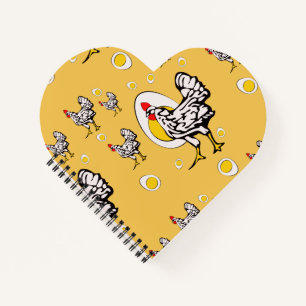 Retro Chickens Notebook