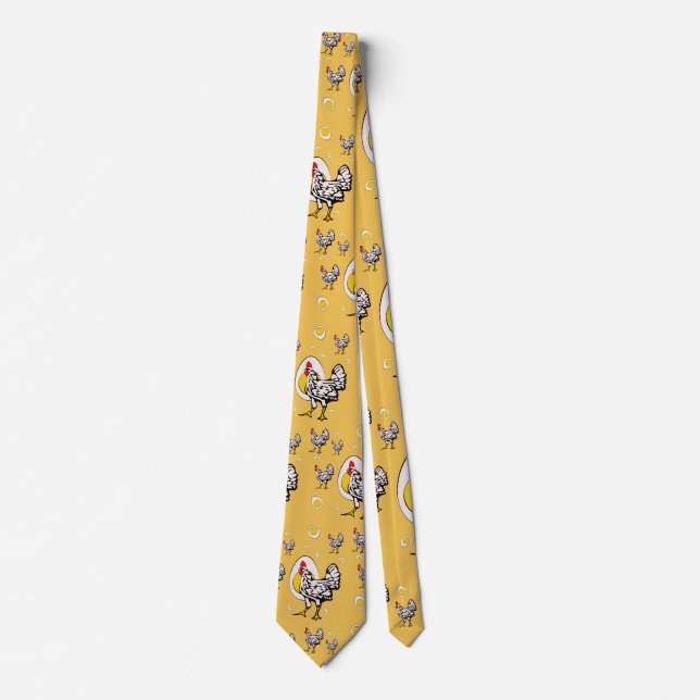 Retro Chickens Tie (Front)