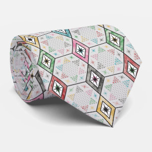 Retro Chinese Checkers Tie