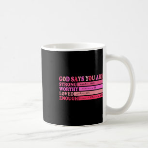 Retro Christian Bible Verse Valentines Day God Say Coffee Mug
