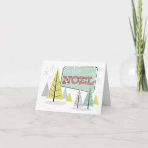 Retro Christmas 1958 Greeting Card -Personalise