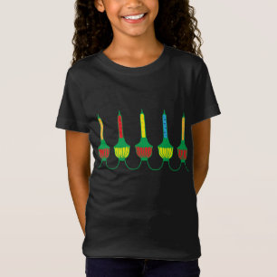 Retro Christmas Bubble Lights Gift T-Shirt