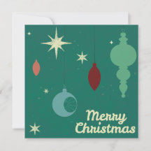 Retro Christmas Card