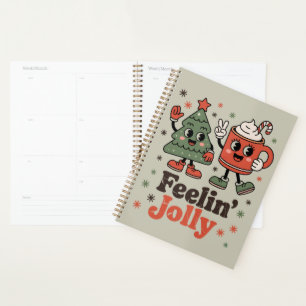 Retro Christmas Feeling Jolly Vintage Holiday  Planner