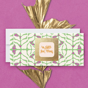 Retro Christmas Gift Certificate