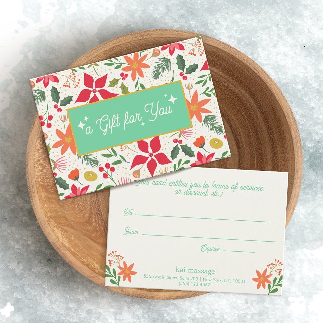 Retro Christmas Gift Certificate (Creator Uploaded)