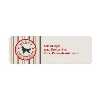 Retro Christmas Golden Retriever