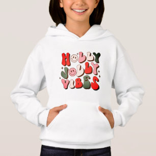 Retro Christmas Holly Jolly Vibes Trendy Holidays