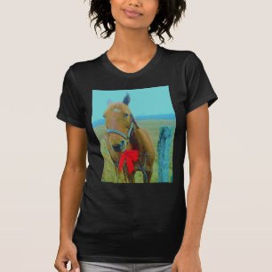 retro Christmas Horse T-Shirt