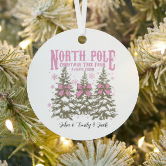 Retro Christmas Ornament – North Pole 