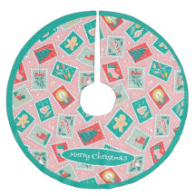 Retro Christmas Postage Stamps