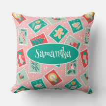 Retro Christmas Postage Stamps