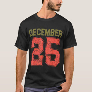 Retro Christmas Shirts Men Women December 25 Xmas