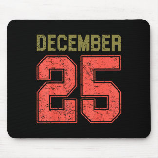 Retro Christmas Shirts Men Women December 25 Xmas Mouse Pad