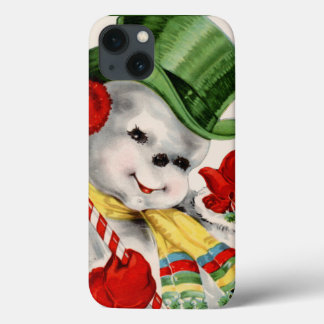 Retro Christmas snowman phone tough xtreme X case