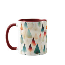 Retro Christmas Tree mug