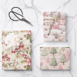 Retro Christmas Wrapping Paper