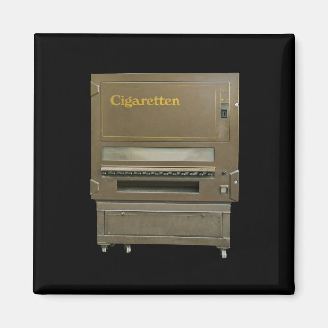 Retro Cigarette Automat Magnet (Front)
