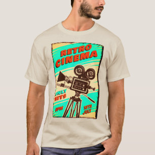 Retro CINEMA Poster T-Shirt