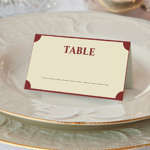 Retro Cinema Theatre Admit Two Ticket Wedding Place Card