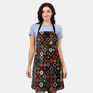 Retro Circle Boho Apron - Colour Your Kitchen