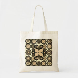 Retro Circle Tote Bag